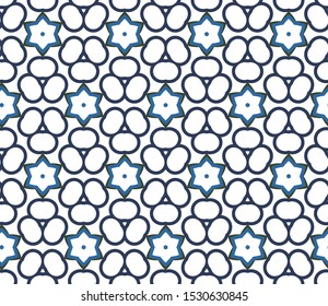 Abstract background texture in geometric ornamental style. Seamless design.