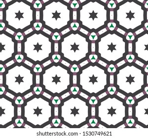 Abstract background texture in geometric ornamental style. Seamless design.