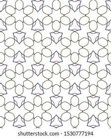 Abstract background texture in geometric ornamental style. Seamless design.