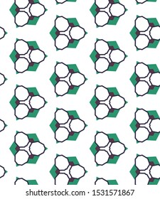 Abstract background texture in geometric ornamental style. Seamless design.