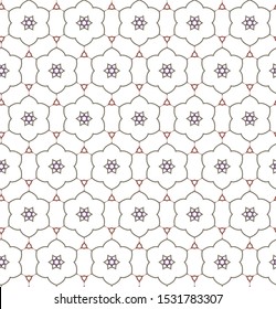 Abstract background texture in geometric ornamental style. Seamless design.