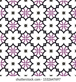 Abstract background texture in geometric ornamental style. Seamless design.