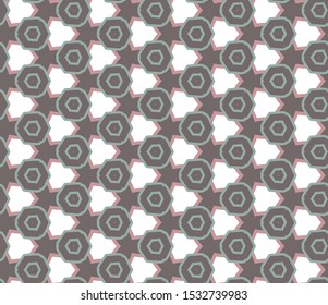 Abstract background texture in geometric ornamental style. Seamless design.