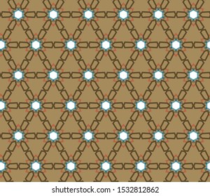 Abstract background texture in geometric ornamental style. Seamless design.