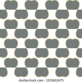 Abstract background texture in geometric ornamental style. Seamless design.