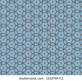 Abstract background texture in geometric ornamental style. Seamless design.