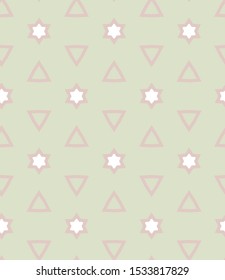 Abstract background texture in geometric ornamental style. Seamless design.