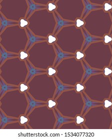 Abstract background texture in geometric ornamental style. Seamless design.