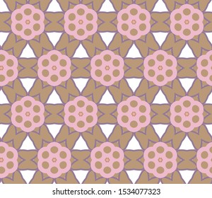 Abstract background texture in geometric ornamental style. Seamless design.