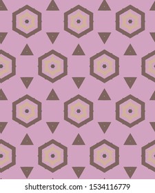 Abstract background texture in geometric ornamental style. Seamless design.