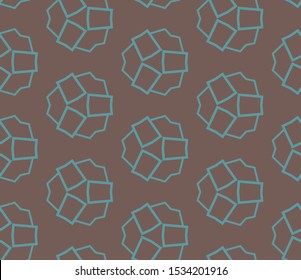 Abstract background texture in geometric ornamental style. Seamless design.