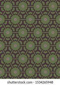 Abstract background texture in geometric ornamental style. Seamless design.