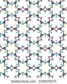 Abstract background texture in geometric ornamental style. Seamless design.