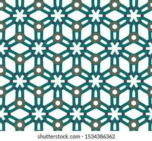 Abstract background texture in geometric ornamental style. Seamless design.