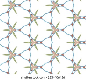 Abstract background texture in geometric ornamental style. Seamless design.