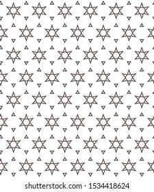 Abstract background texture in geometric ornamental style. Seamless design.