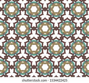 Abstract background texture in geometric ornamental style. Seamless design.