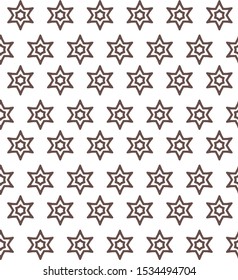 Abstract background texture in geometric ornamental style. Seamless design.