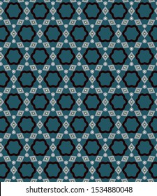 Abstract background texture in geometric ornamental style. Seamless design.
