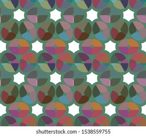 Abstract background texture in geometric ornamental style. Seamless design.