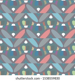 Abstract background texture in geometric ornamental style. Seamless design.