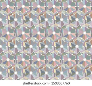 Abstract background texture in geometric ornamental style. Seamless design.