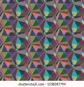 Abstract background texture in geometric ornamental style. Seamless design.