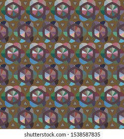 Abstract background texture in geometric ornamental style. Seamless design.