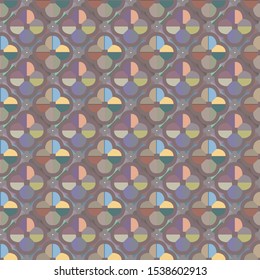Abstract background texture in geometric ornamental style. Seamless design.