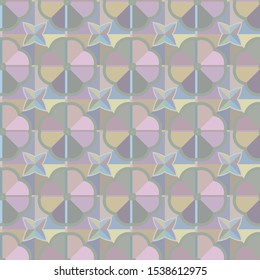 Abstract background texture in geometric ornamental style. Seamless design.