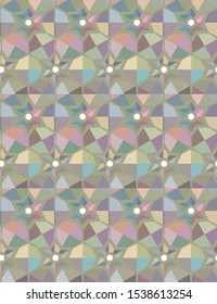 Abstract background texture in geometric ornamental style. Seamless design.