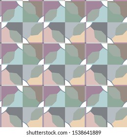 Abstract background texture in geometric ornamental style. Seamless design.