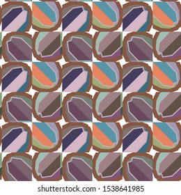 Abstract background texture in geometric ornamental style. Seamless design.