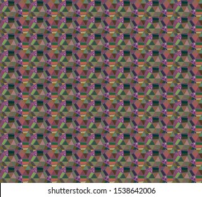 Abstract background texture in geometric ornamental style. Seamless design.