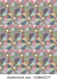 Abstract background texture in geometric ornamental style. Seamless design.