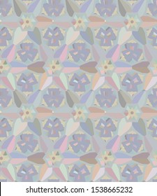 Abstract background texture in geometric ornamental style. Seamless design.