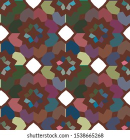 Abstract background texture in geometric ornamental style. Seamless design.