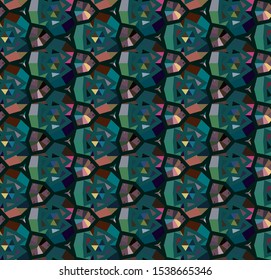 Abstract background texture in geometric ornamental style. Seamless design.