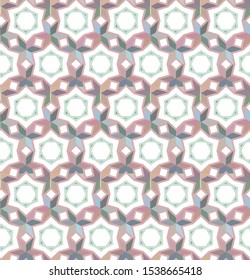 Abstract background texture in geometric ornamental style. Seamless design.