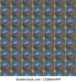 Abstract background texture in geometric ornamental style. Seamless design.
