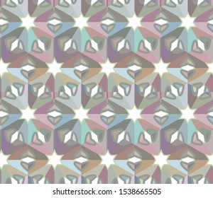 Abstract background texture in geometric ornamental style. Seamless design.