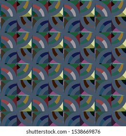 Abstract background texture in geometric ornamental style. Seamless design.