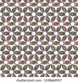 Abstract background texture in geometric ornamental style. Seamless design.