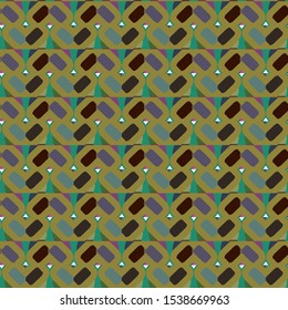 Abstract background texture in geometric ornamental style. Seamless design.