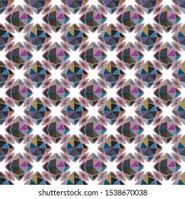 Abstract background texture in geometric ornamental style. Seamless design.