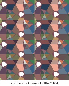 Abstract background texture in geometric ornamental style. Seamless design.