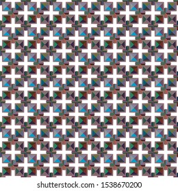 Abstract background texture in geometric ornamental style. Seamless design.