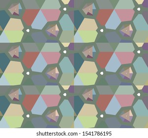 Abstract background texture in geometric ornamental style. Seamless design.