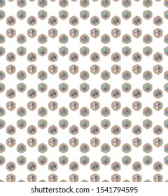 Abstract background texture in geometric ornamental style. Seamless design.