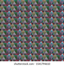 Abstract background texture in geometric ornamental style. Seamless design.